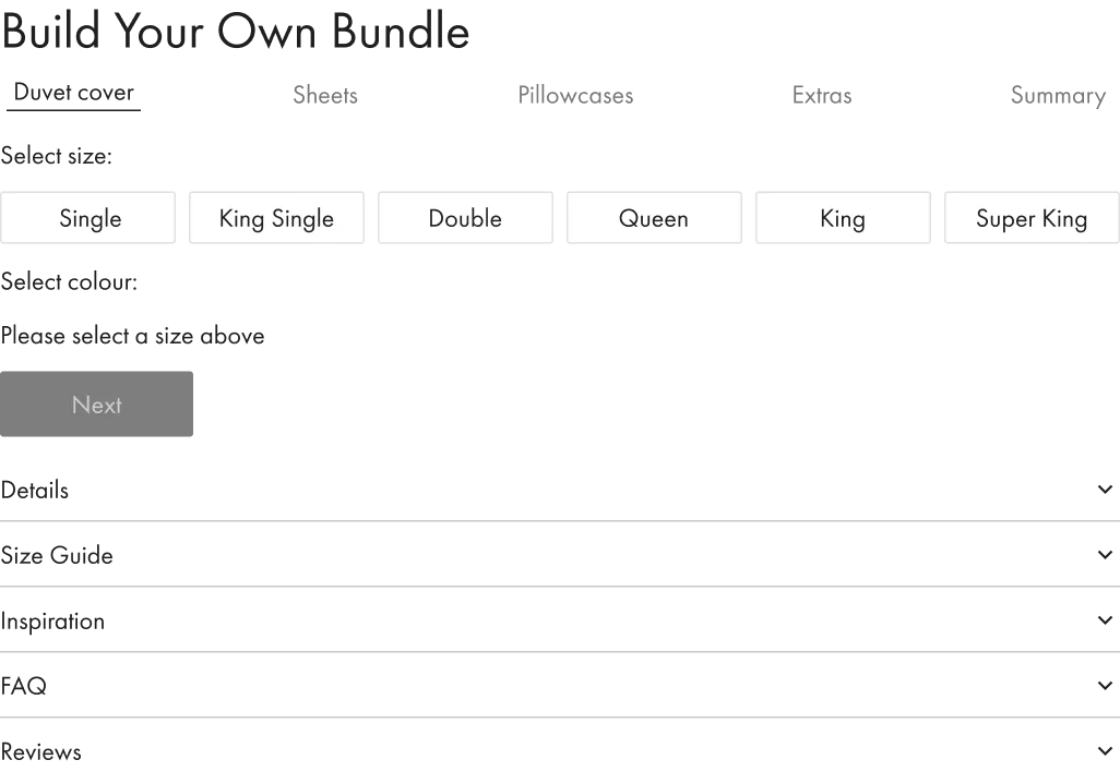 Progress-bar ideation: linear bar with grouped pillowcase steps.
