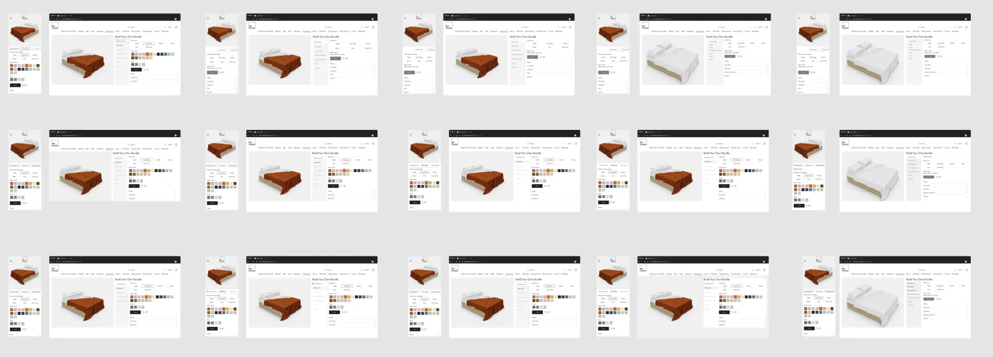 Concept refinement: mobile and desktop side-by-side with shared component logic.