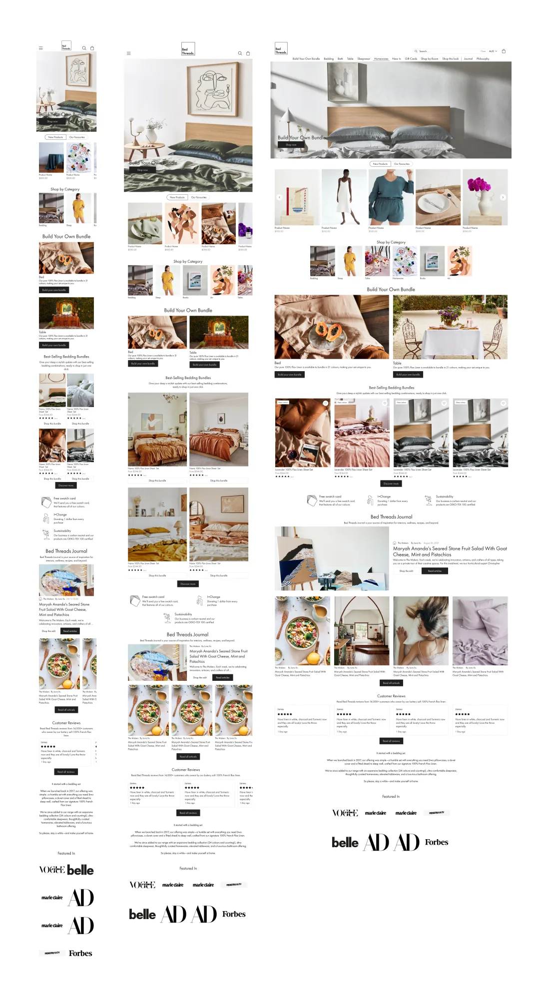 Refined homepage direction.