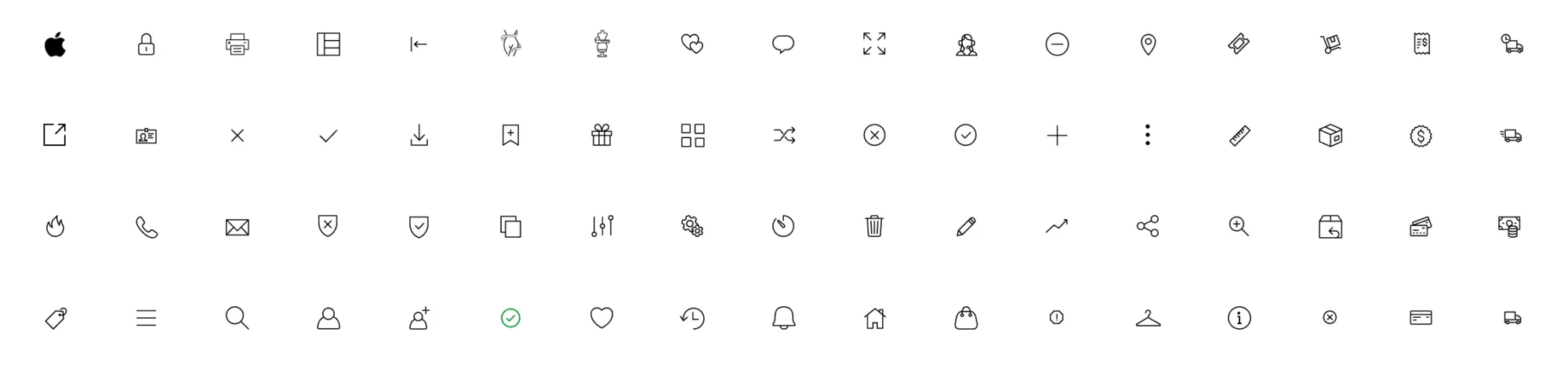 Button matrix: three variants (primary, secondary, tertiary) across all interaction states (default, hover, pressed, focus, disabled, loading).