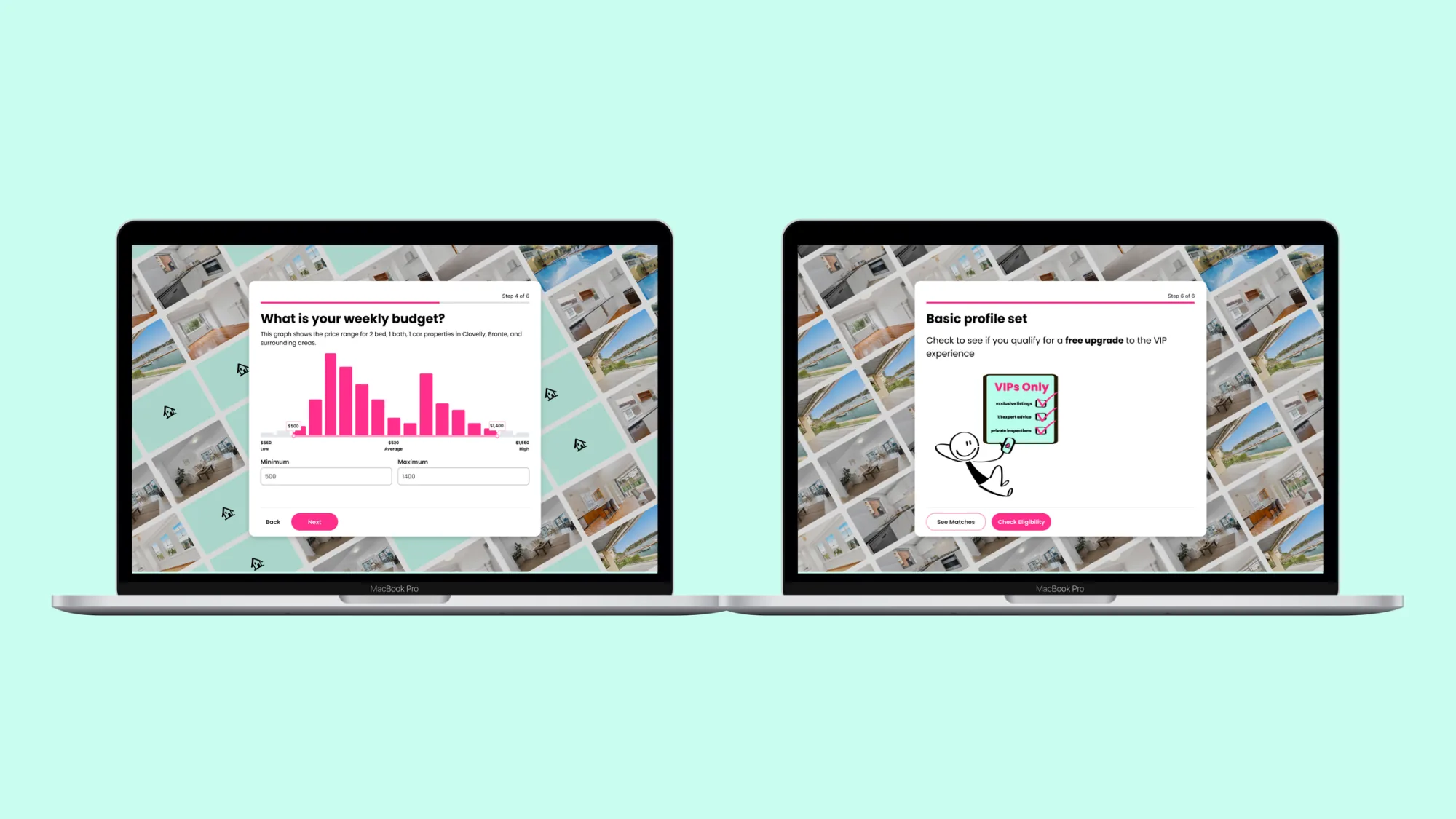Lessy onboarding dashboard.