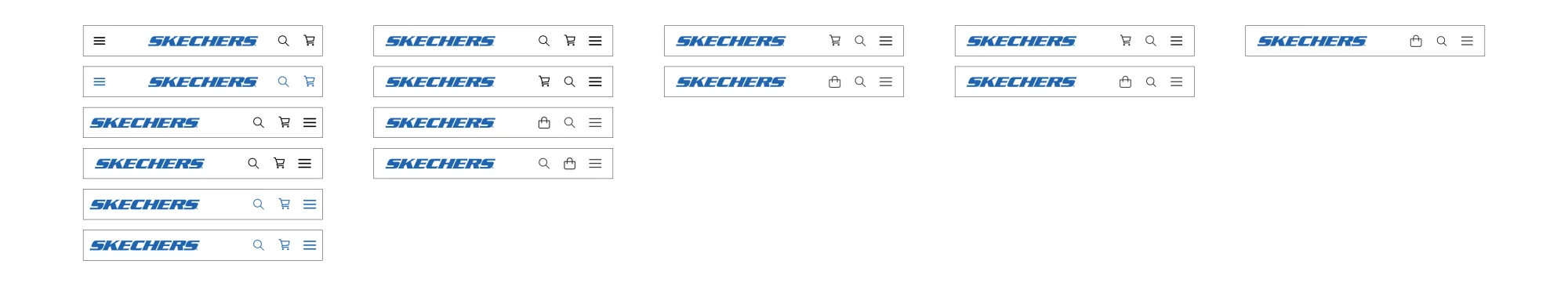 Concept refinement strip showing the chosen direction across multiple mobile screens with sticky add-to-cart and inline reviews.