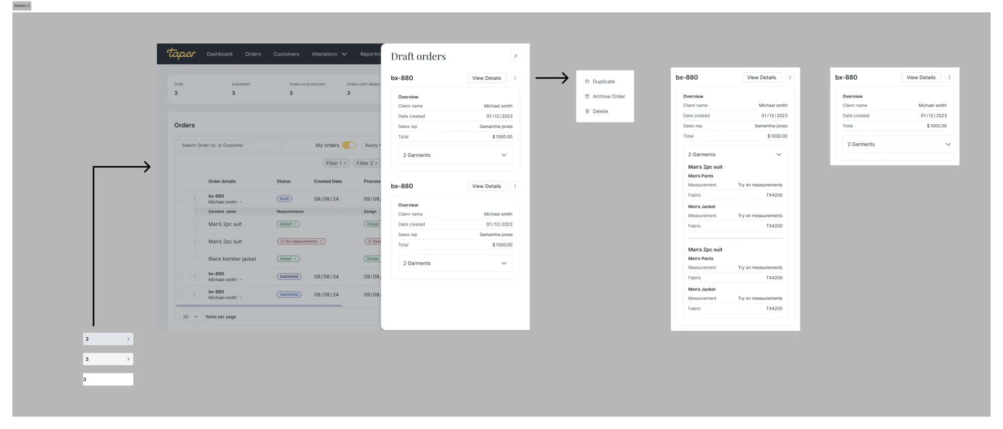 Table-card component documentation.