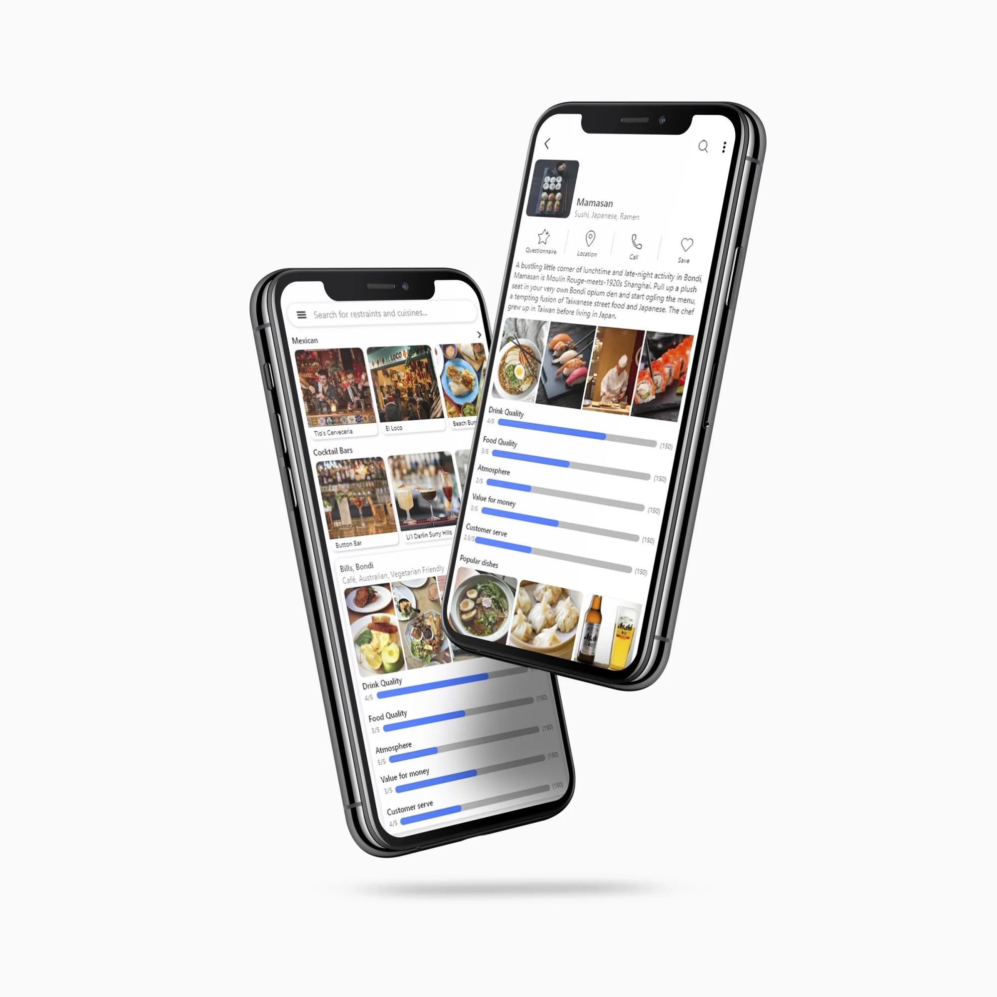 Zest venue page: end-user-facing surface where both personas converge on the same screen.